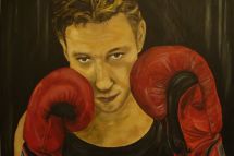 Boxer Mattes, 100 x 100 cm