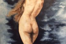 Entschweben (nach Bouguereau) 90 x 150 cm