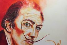 Hommage an Dali, 90 x 90 cm
