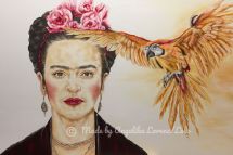 Hommage an Frida 3, 130 x 80 cm
