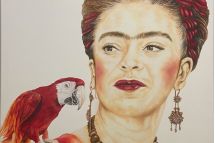 Hommage an Frida4, 80 x 120 cm