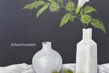 Schön giftig, 50 x 50 cm gerahmt